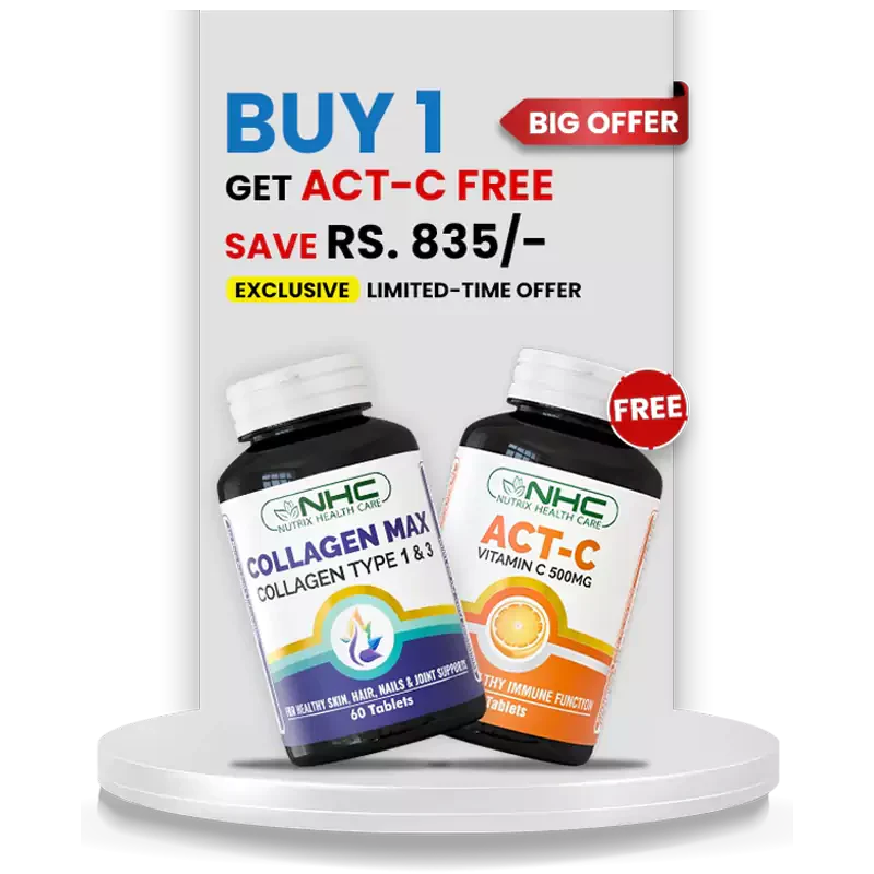 Collagen Max supplement with free ACT-C Vitamin C