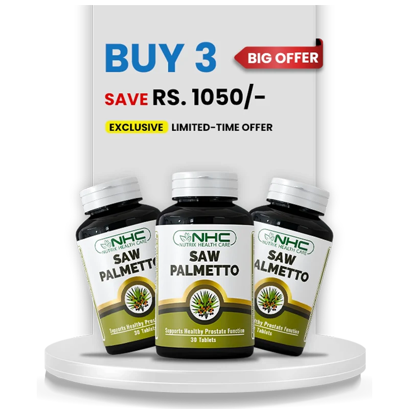 Prostate Relief Bundle (3 Saw Palmetto)